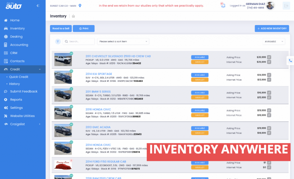 Inventory Anywhere