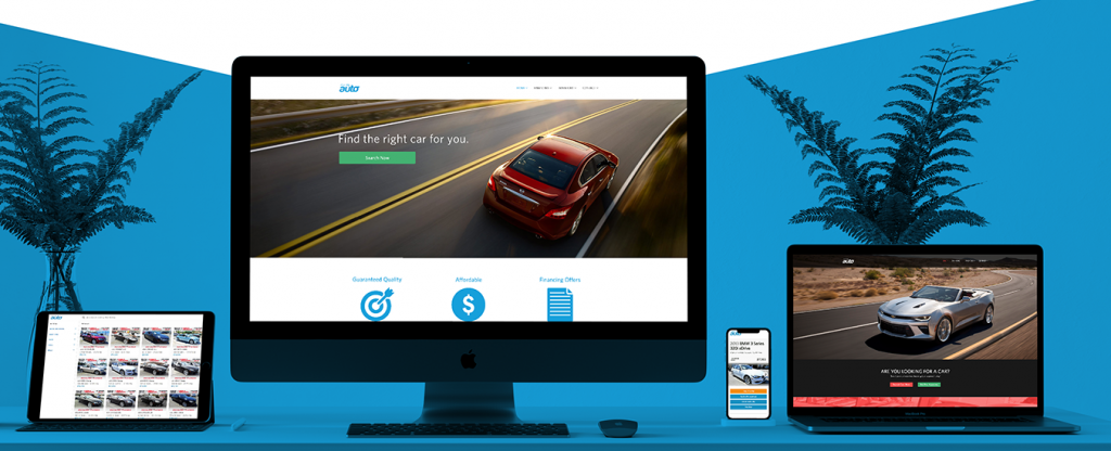Mobile friendly Auto Dealership Website by Get My Auto