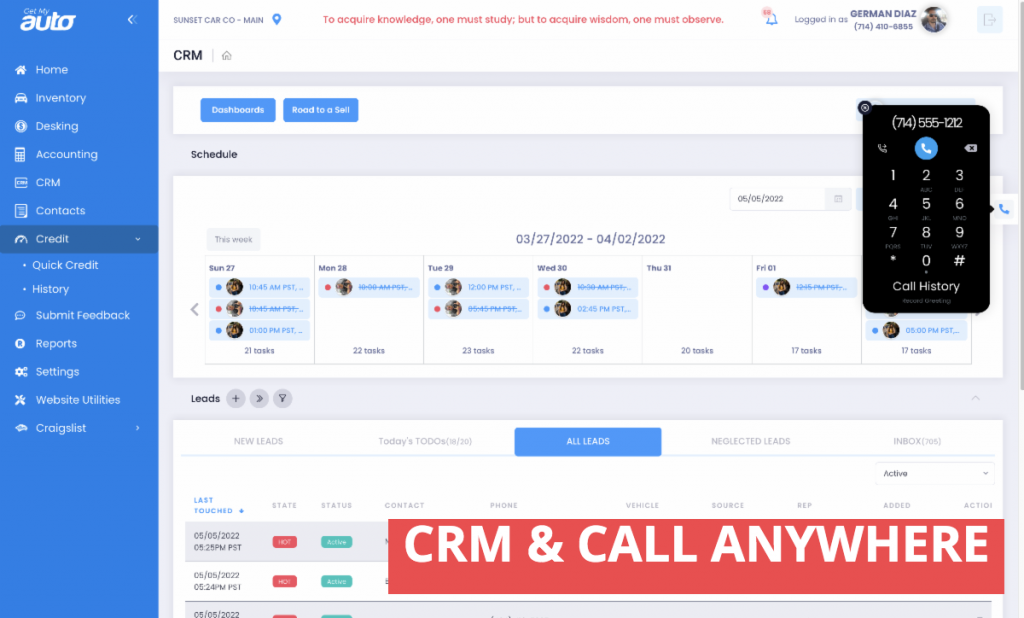  Your Dealership Needs AI-Powered Car Dealer Software. CRM and Call Anywhere 