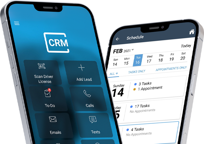 CRM BY GET MY AUTO  - Confirm Appointments with a Personal Call from the CRM