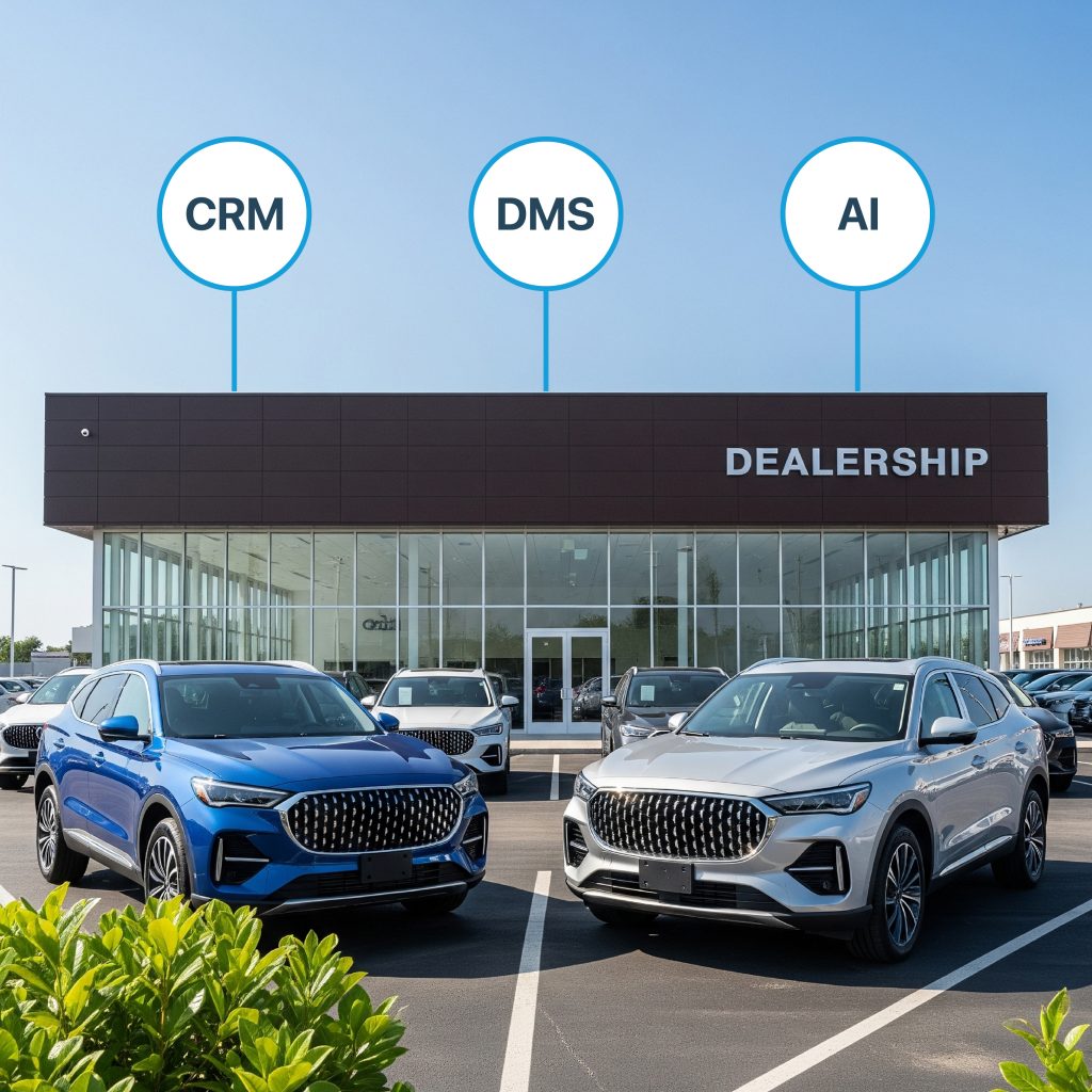 Today’s Dealerships Run on Tech, CRM, DMS, AI, -GET MY AUTO