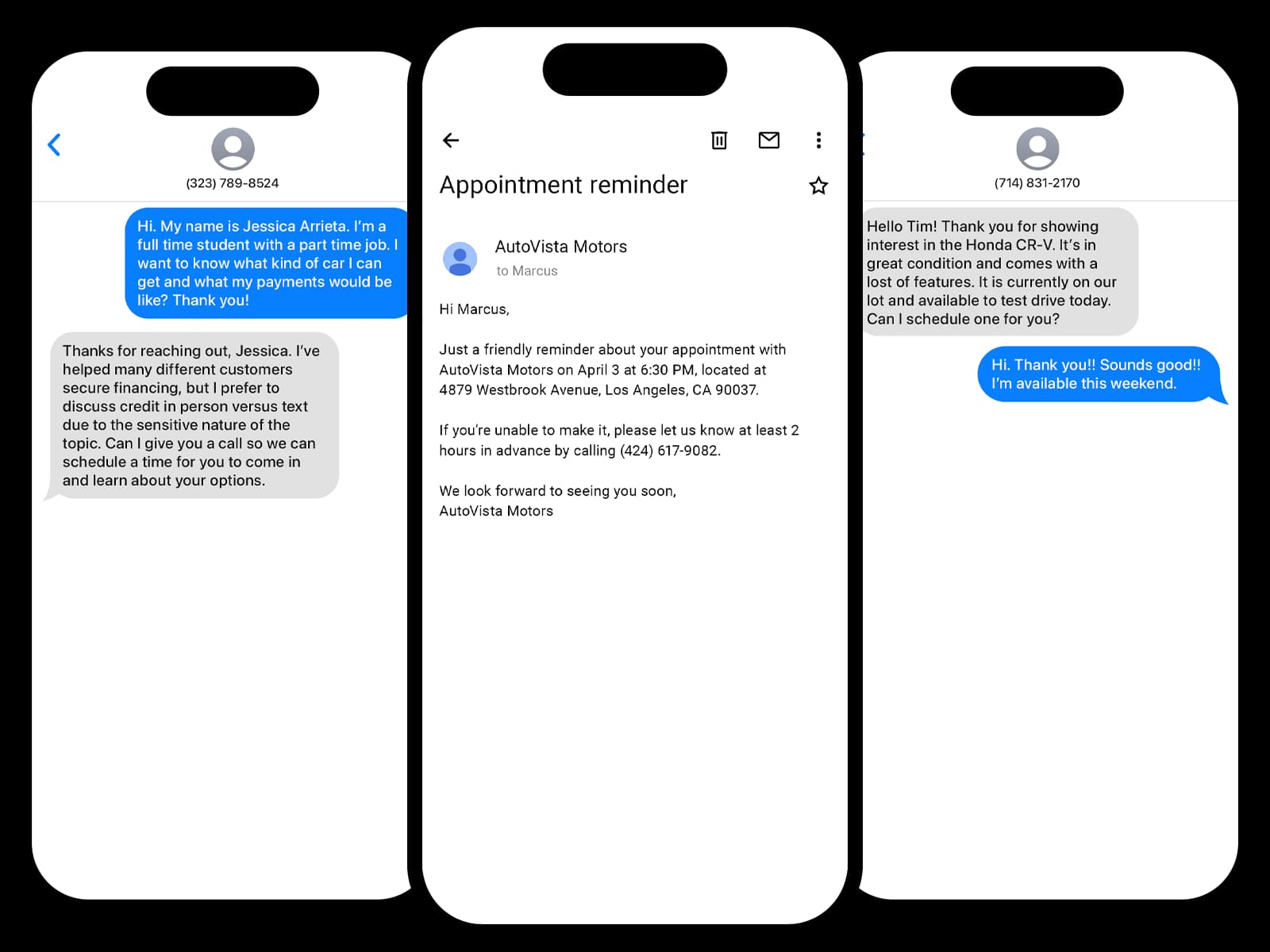 CoPilot - Automated Appointment Setting with personalized text and email