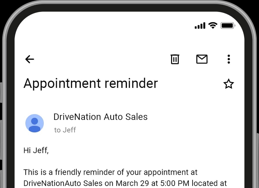 Examples of AI-Generated Personalized Marketing: by Get My Auto