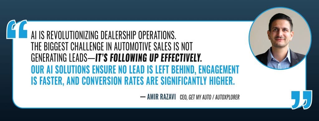 AI is revolutionizing dealership operations- Amir Razavi