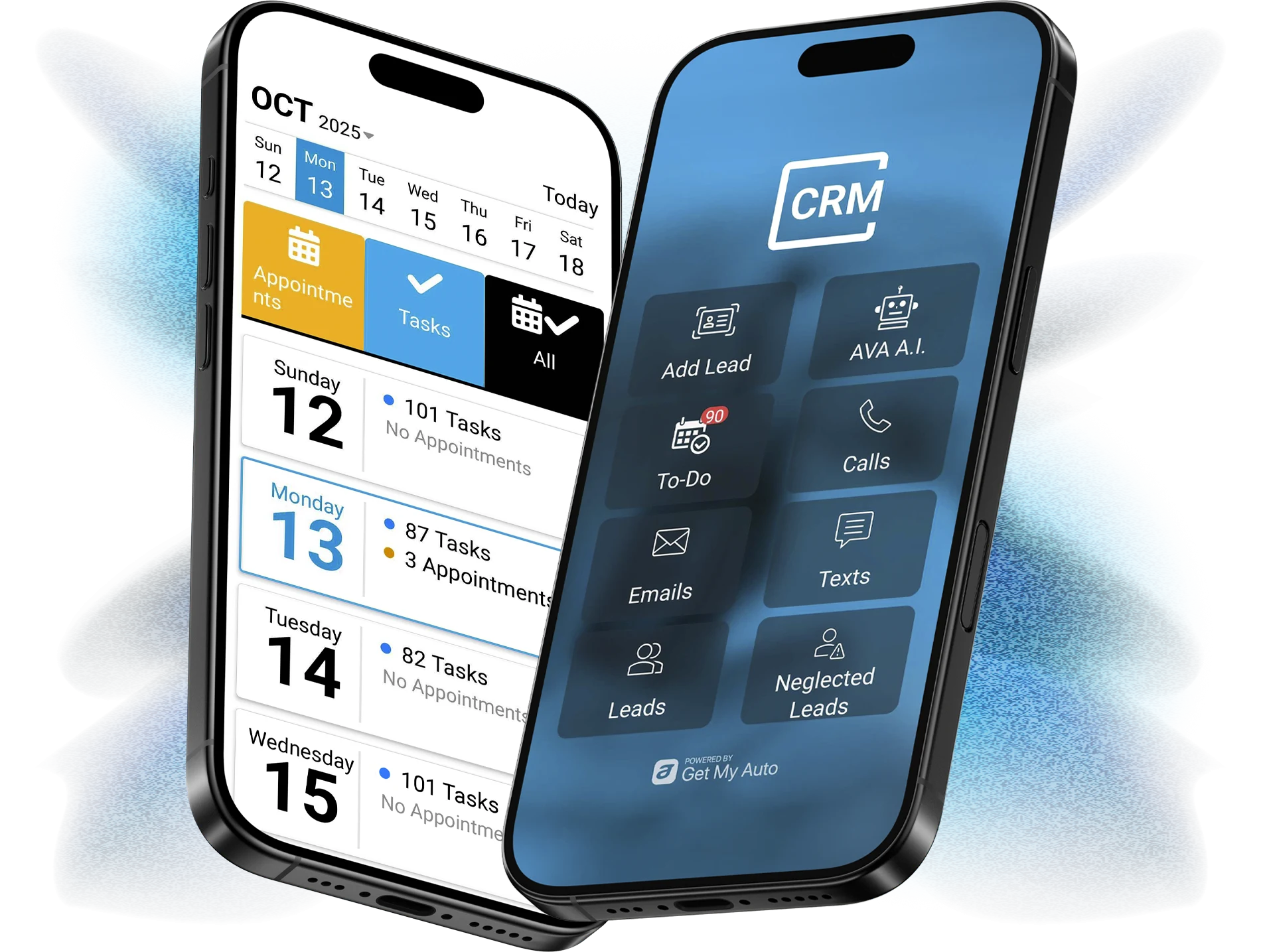 Get My Auto CRM Mobile App - Calendar scheduling and lead management on iPhone