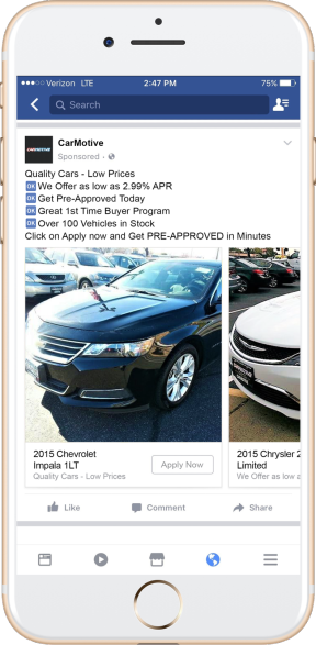 Carmotive Iphone Ad