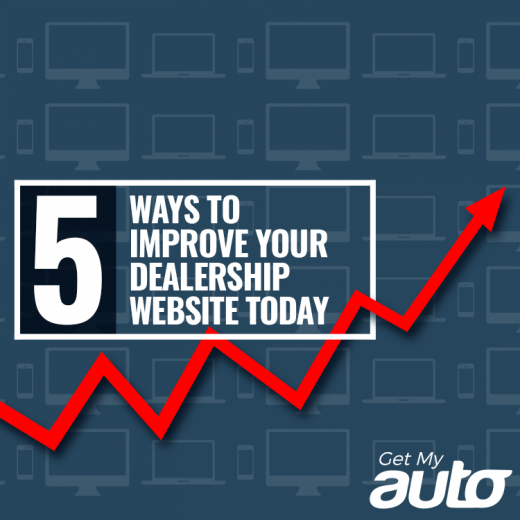 5 Ways to Improve Your Dealership Website Today-GetMyAuto