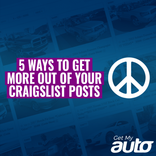 5 Ways to Get More Out of Your Craigslist Posts GetMyAuto