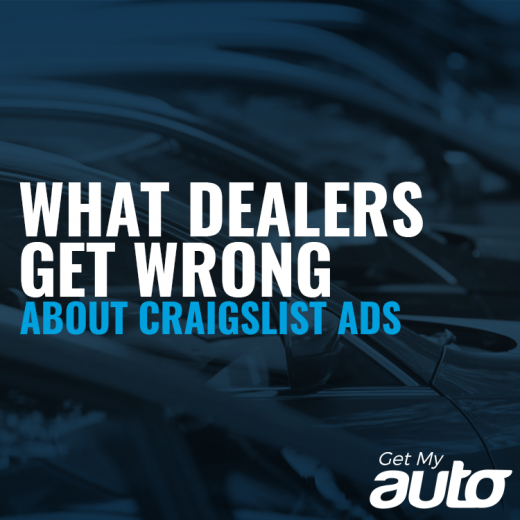 What Dealerships Get Wrong About Craigslist Ads GetMyAuto
